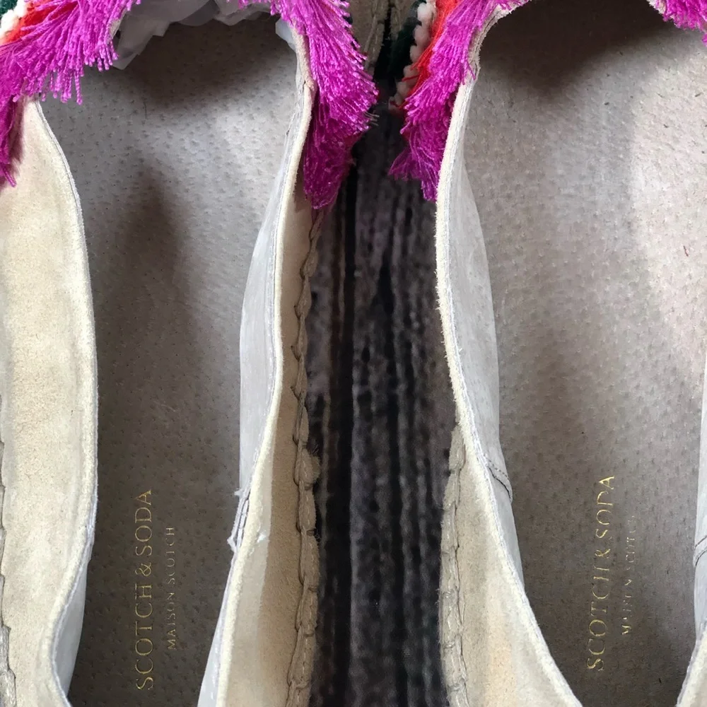 Scotch & Soda suede espadrilles with tassels‎